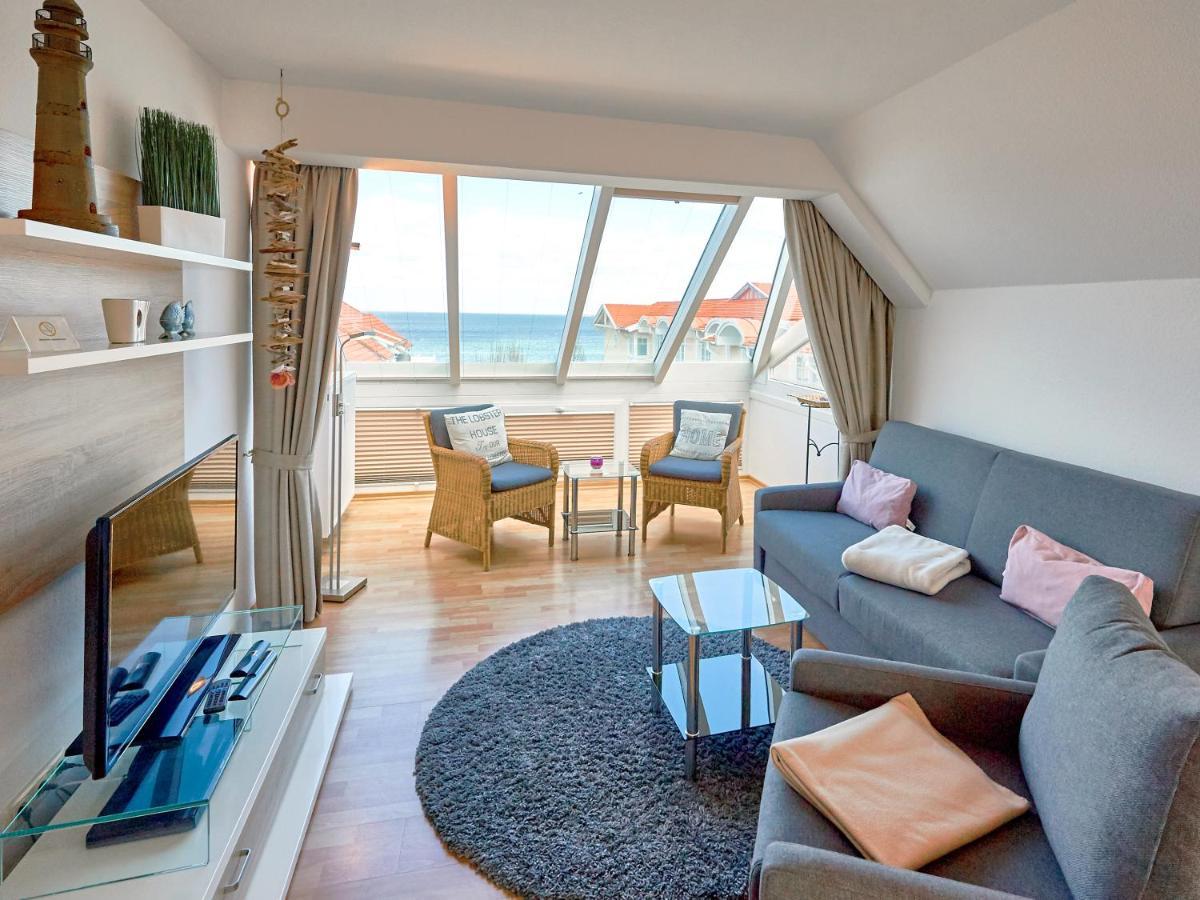 Apartmenthaus Jahreszeiten - Meerblick-Fewo 28 Binz Kültér fotó